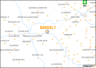 map of Oued Sly