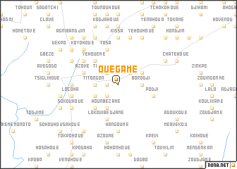 map of Ouègamè