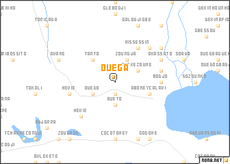 map of Ouéga