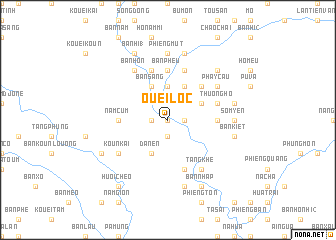 map of Ouei Lôc