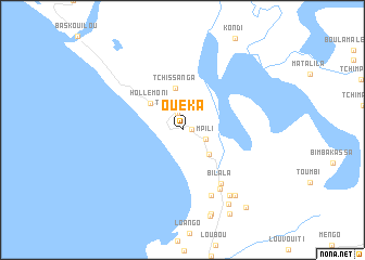 map of Ouéka