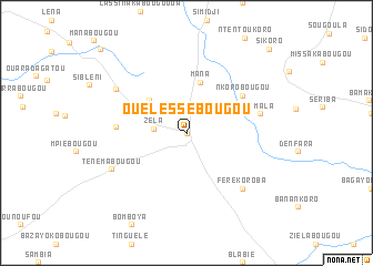 map of Ouéléssébougou