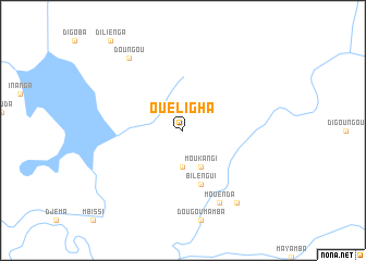 map of Oueligha