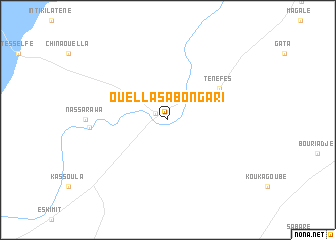 map of Ouèlla Sabon Gari