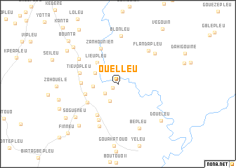 map of Ouélleu