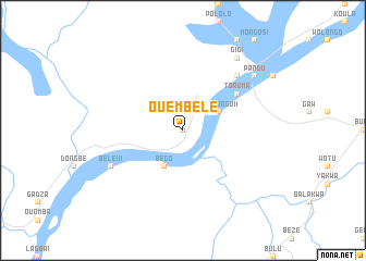 map of Ouembélé