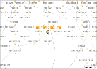 map of Ouèmyaoguen
