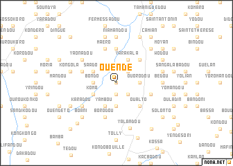 map of Ouendé