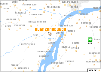 map of Ouènzambougou