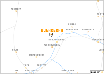 map of Ouer Kerra