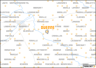 map of Ouerre