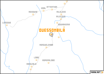 map of Ouesso-Mbila