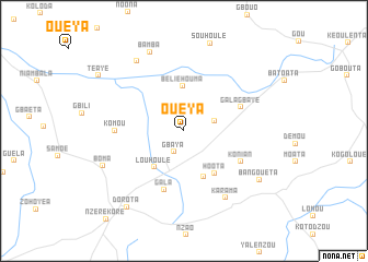 map of Oueya