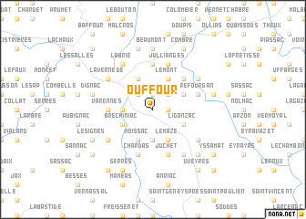 map of Ouffour