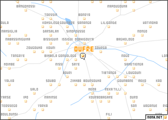map of Oufré