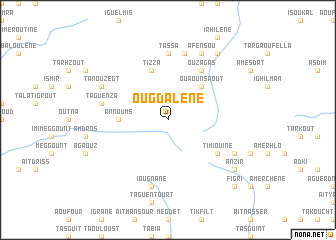 map of Ougdalene