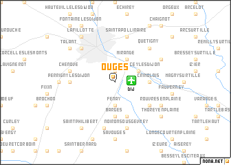 map of Ouges