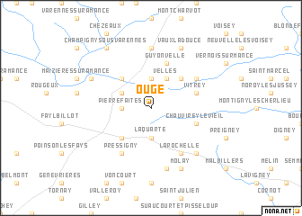 map of Ouge