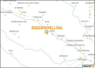 map of Ouggong Melloul