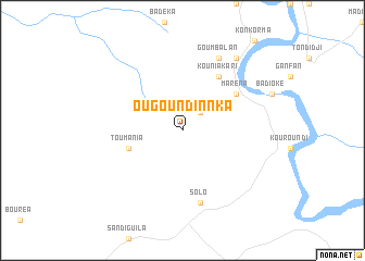 map of Ougoundinnka