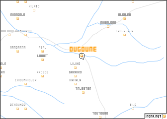 map of Ougouné
