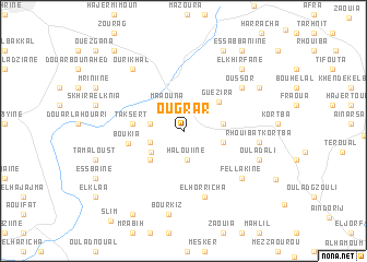 map of Ougrar