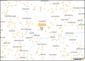 map of Ouidi