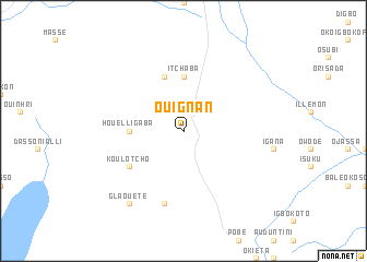 map of Ouignan