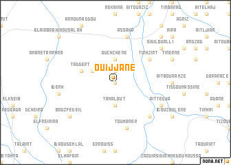 map of Ouijjane