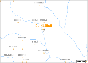 map of Ouikladji