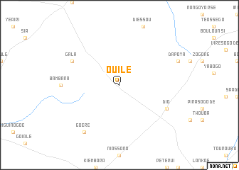 map of Ouilé