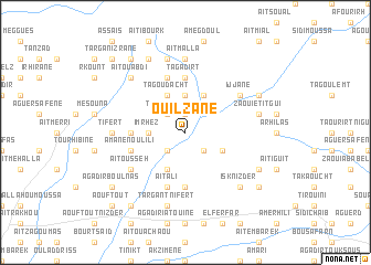 map of Ouilzane