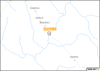 map of Ouimba