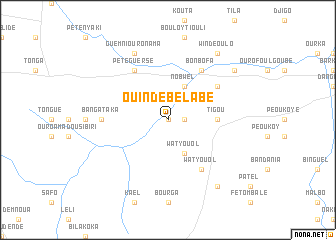 map of Ouindébélabé