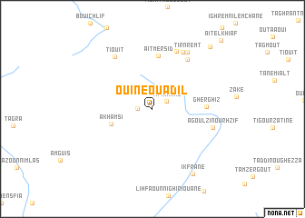 map of Ouine Ouadil