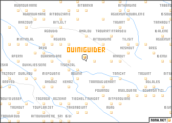 map of Ouiniguider