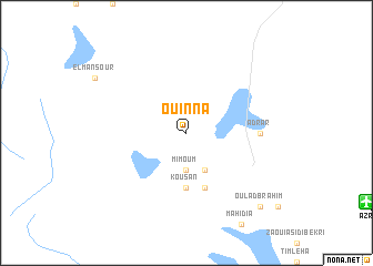map of Ouinna