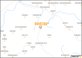 map of Ouinzou
