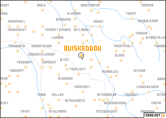 map of Ouis Keddou