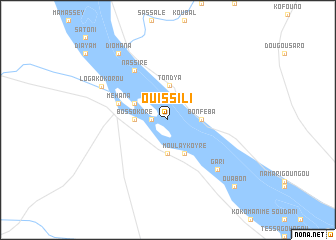 map of Ouissili