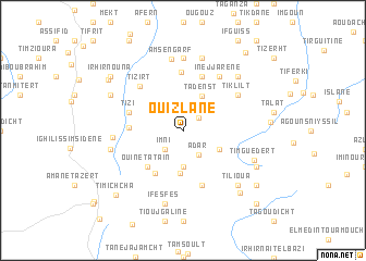 map of Ouizlane