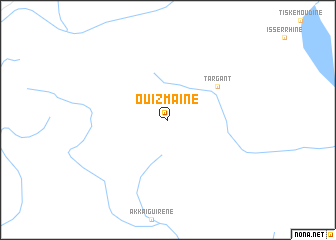map of Ouizmaïne