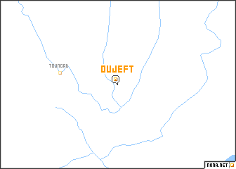map of Oujeft