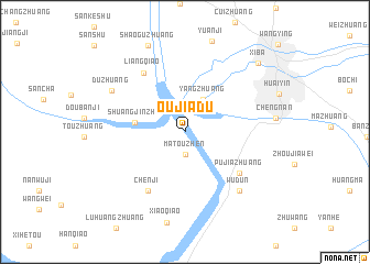 map of Oujiadu