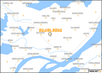 map of Oujialaowu