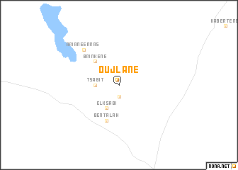 map of Oujlane