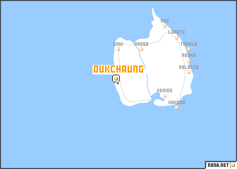 map of Oukchaung