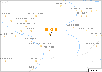 map of Oukla