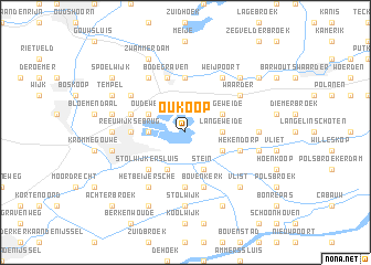 map of Oukoop