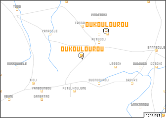 map of Oukoulourou